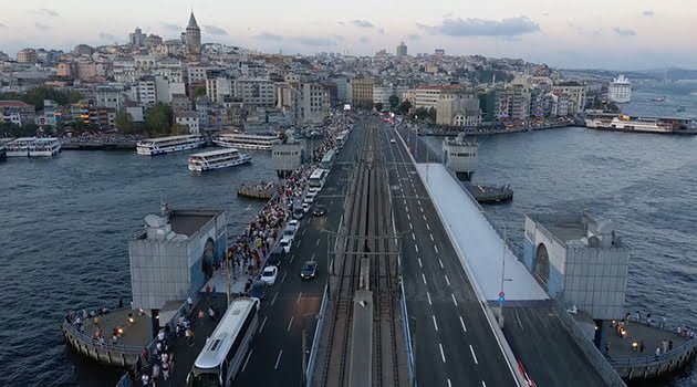 Yeni GalataKöprüsü’ndeki çalışma tamamladı