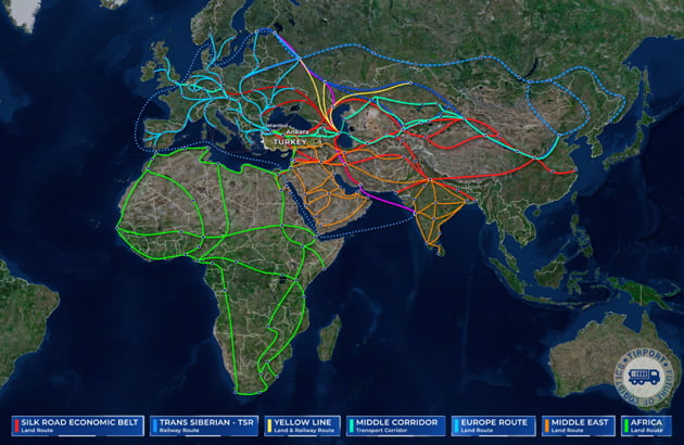 Dünya lojistiğinin kalbi Türkiye’den geçiyor